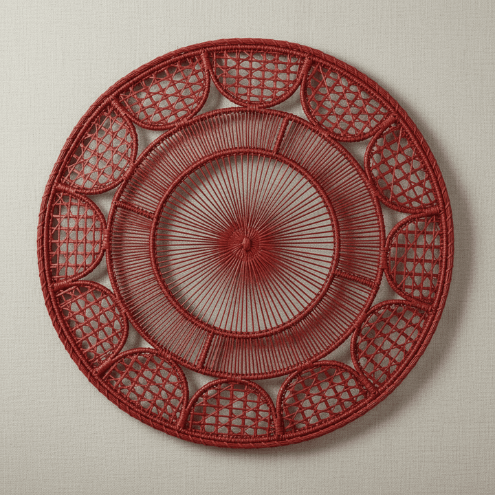 Tranquility Handwoven Iraca Placemat — Placemats, [material], MacondoForever