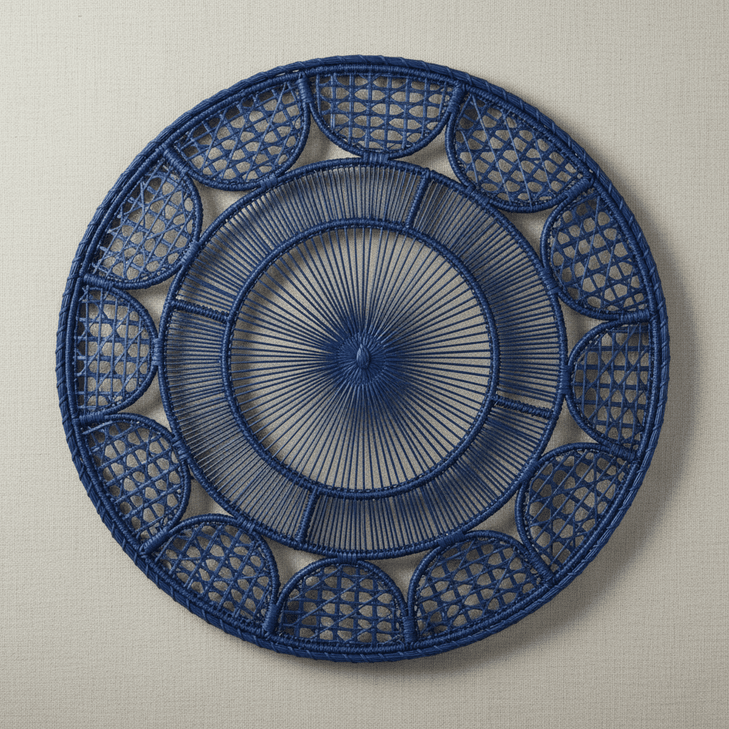 Tranquility Handwoven Iraca Placemat — Placemats, [material], MacondoForever