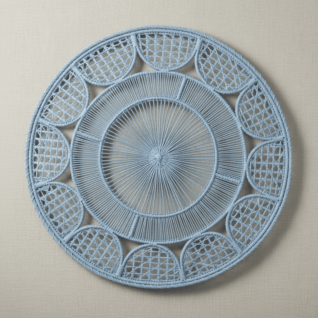 Tranquility Handwoven Iraca Placemat — Placemats, [material], MacondoForever