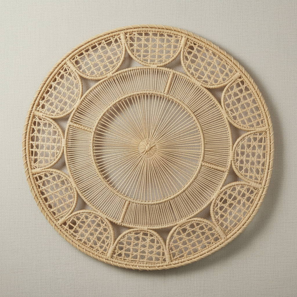 Tranquility Handwoven Iraca Placemat