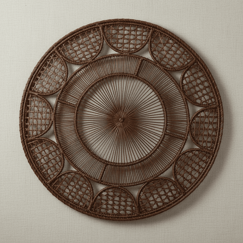 Tranquility Handwoven Iraca Placemat — Placemats, [material], MacondoForever
