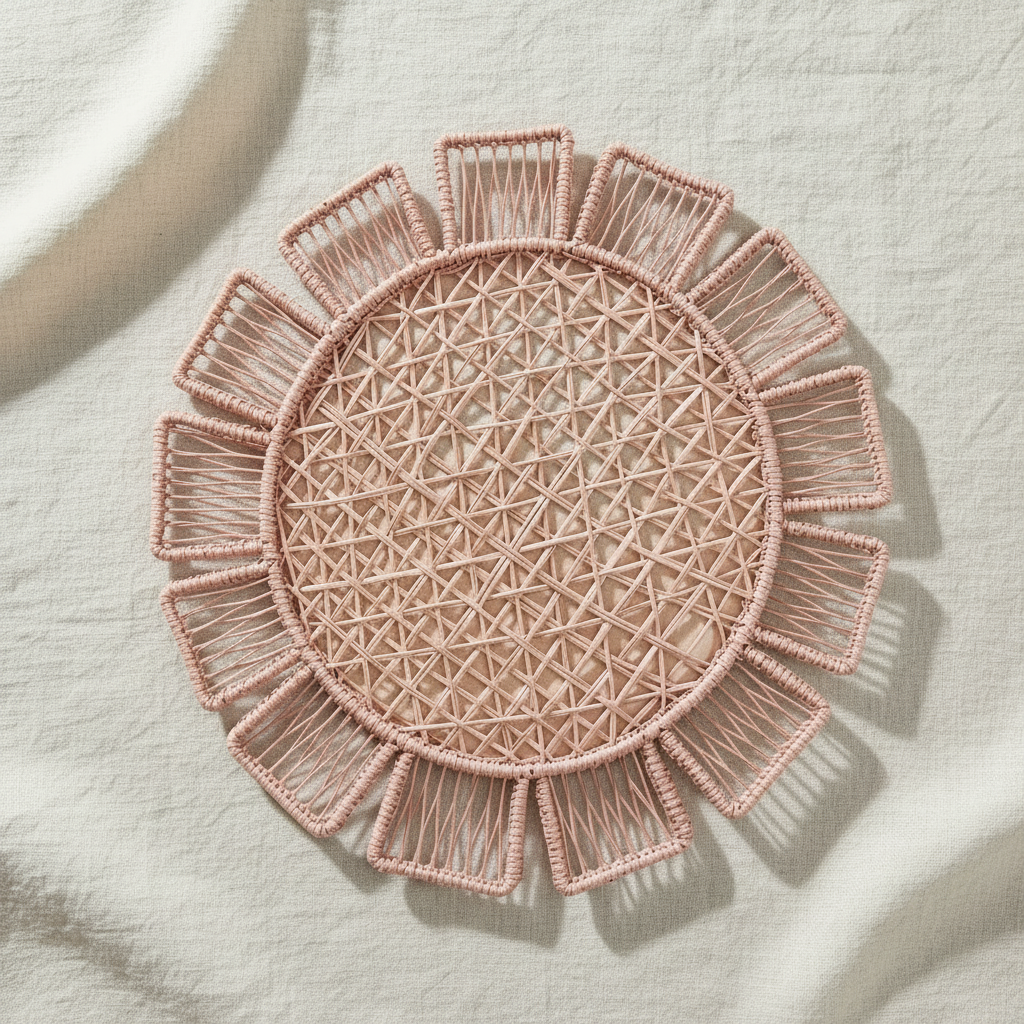 Sunflower Handwoven Iraca Placemat