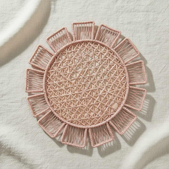 Sunflower Handwoven Iraca Placemat