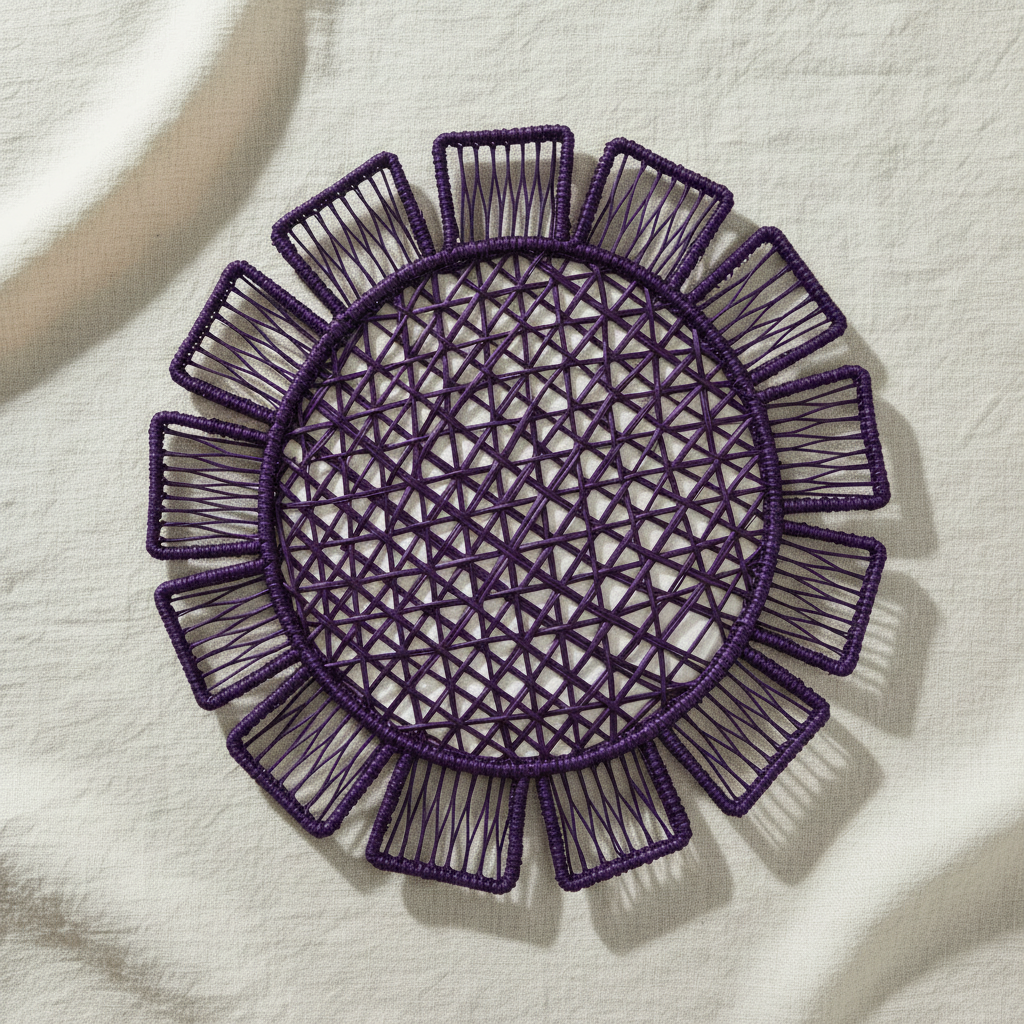 Sunflower Handwoven Iraca Placemat