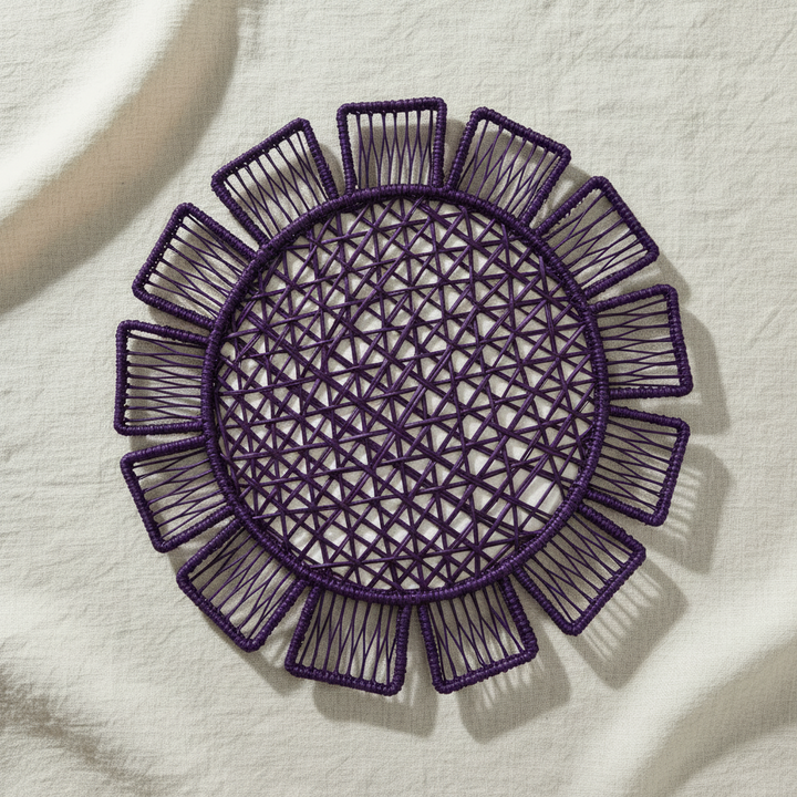 Sunflower Handwoven Iraca Placemat