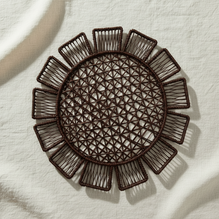Sunflower Handwoven Iraca Placemat