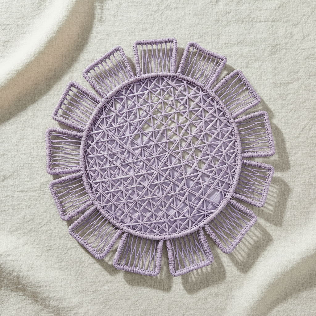 Sunflower Handwoven Iraca Placemat