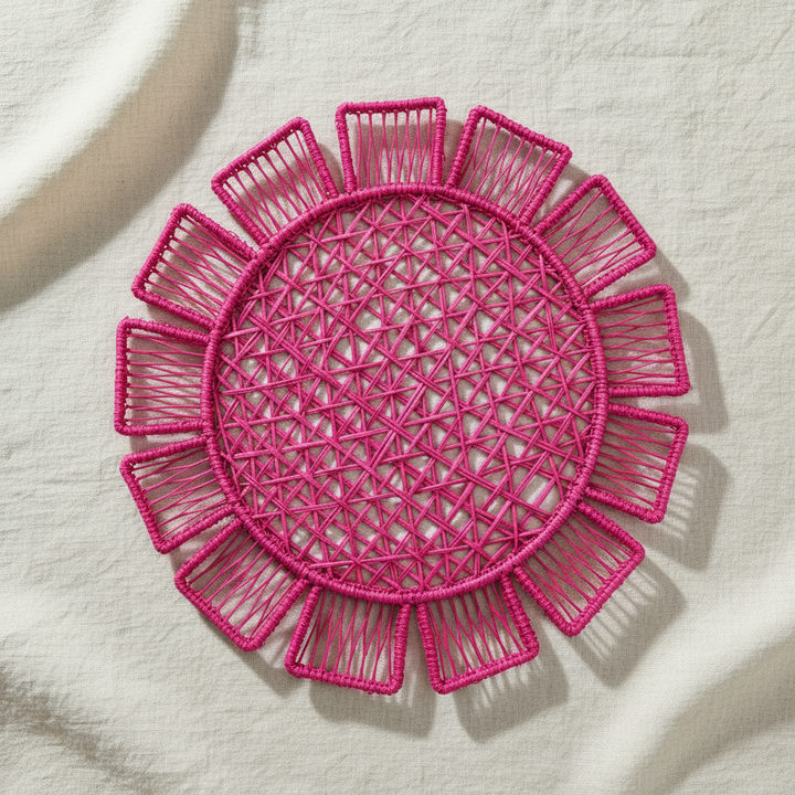 Sunflower Handwoven Iraca Placemat