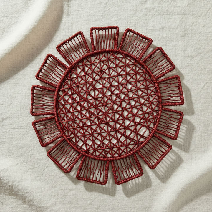 Sunflower Handwoven Iraca Placemat