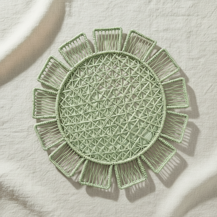 Sunflower Handwoven Iraca Placemat