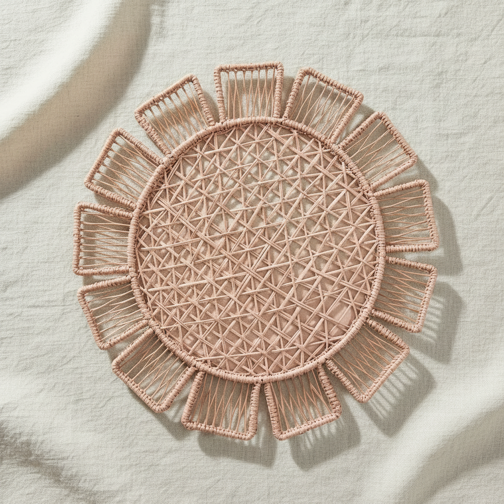 Sunflower Handwoven Iraca Placemat