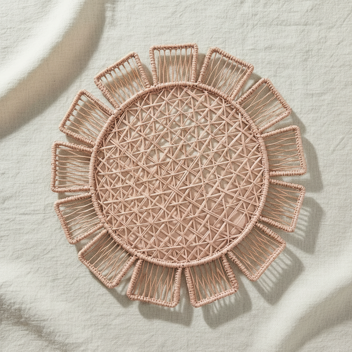 Sunflower Handwoven Iraca Placemat