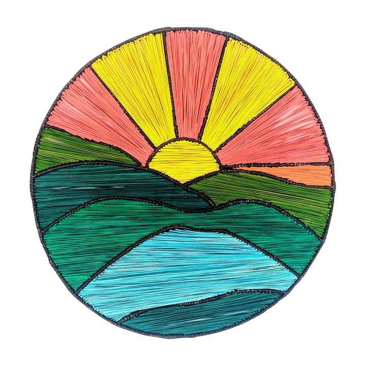 Sunrise Handwoven Iraca Placemat