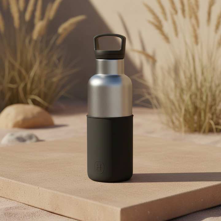 Vacuum Insulated Water Bottle - Titanium Grey 16 oz