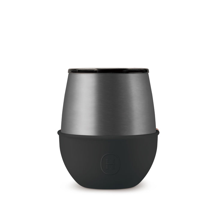 Titanium Grey Tumbler-Ink Black 8 OZ