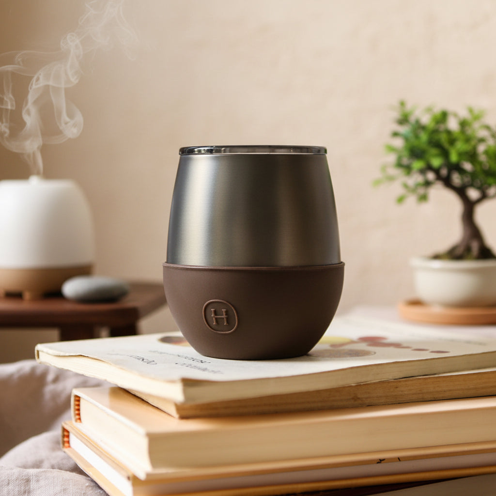 Titanium Grey Tumbler-Mocha 8 OZ