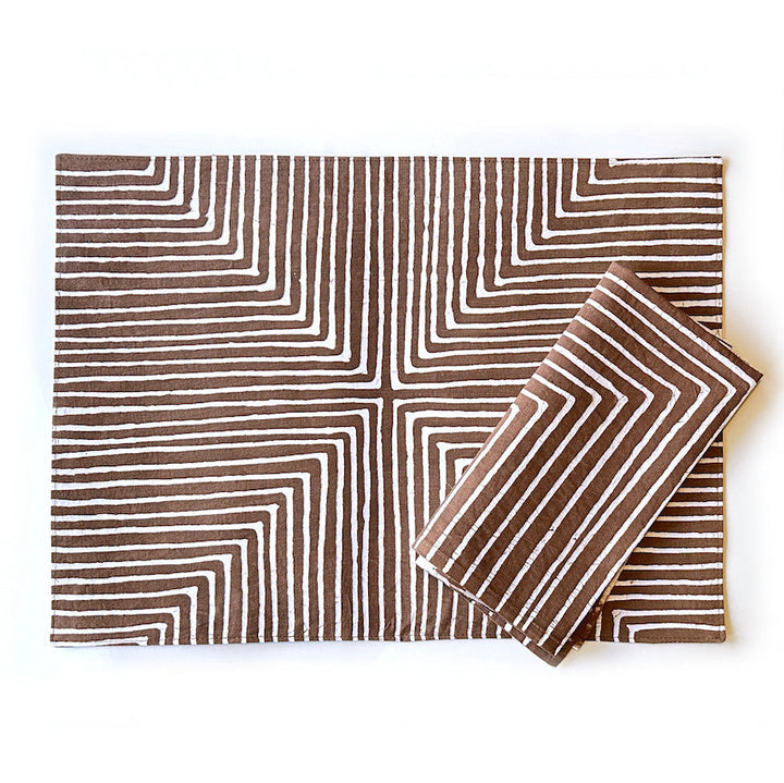 Brown Mitsetse Placemats - Set of 2