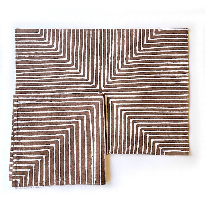 Brown Mitsetse Placemats - Set of 2