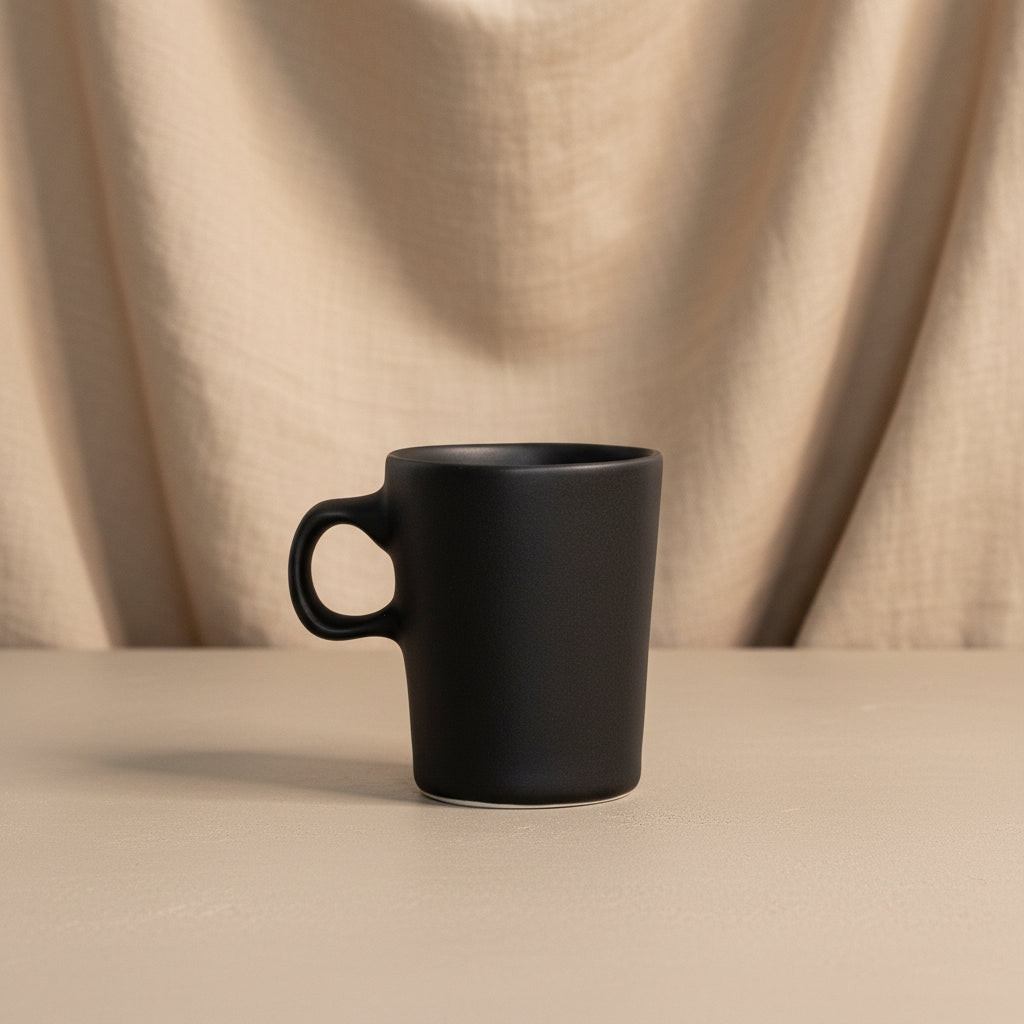 Handmade Porcelain Doubleshot Espresso Cup — Coffee & Tea Cups, [material], Ember Collective
