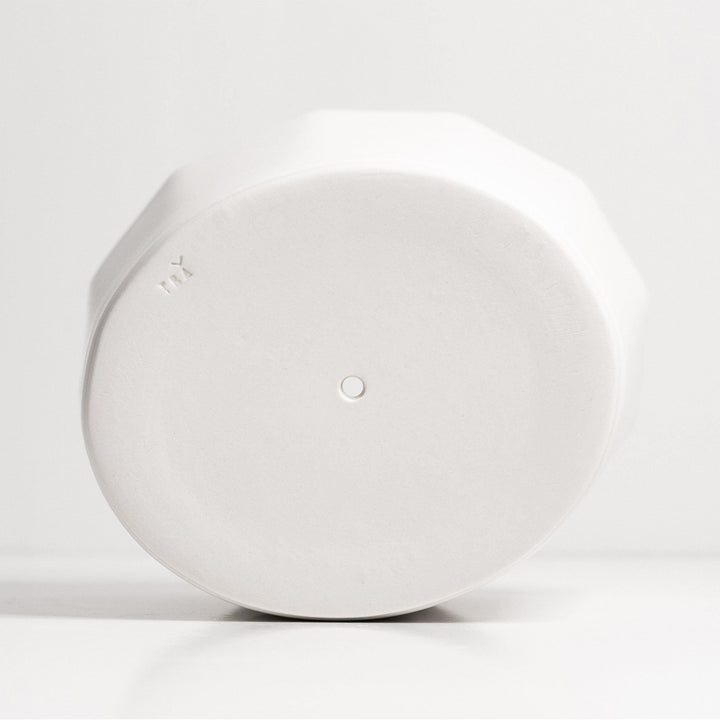 Geometric Oval Handmade Porcelain Planter — Pots & Planters, [material], Ember Collective