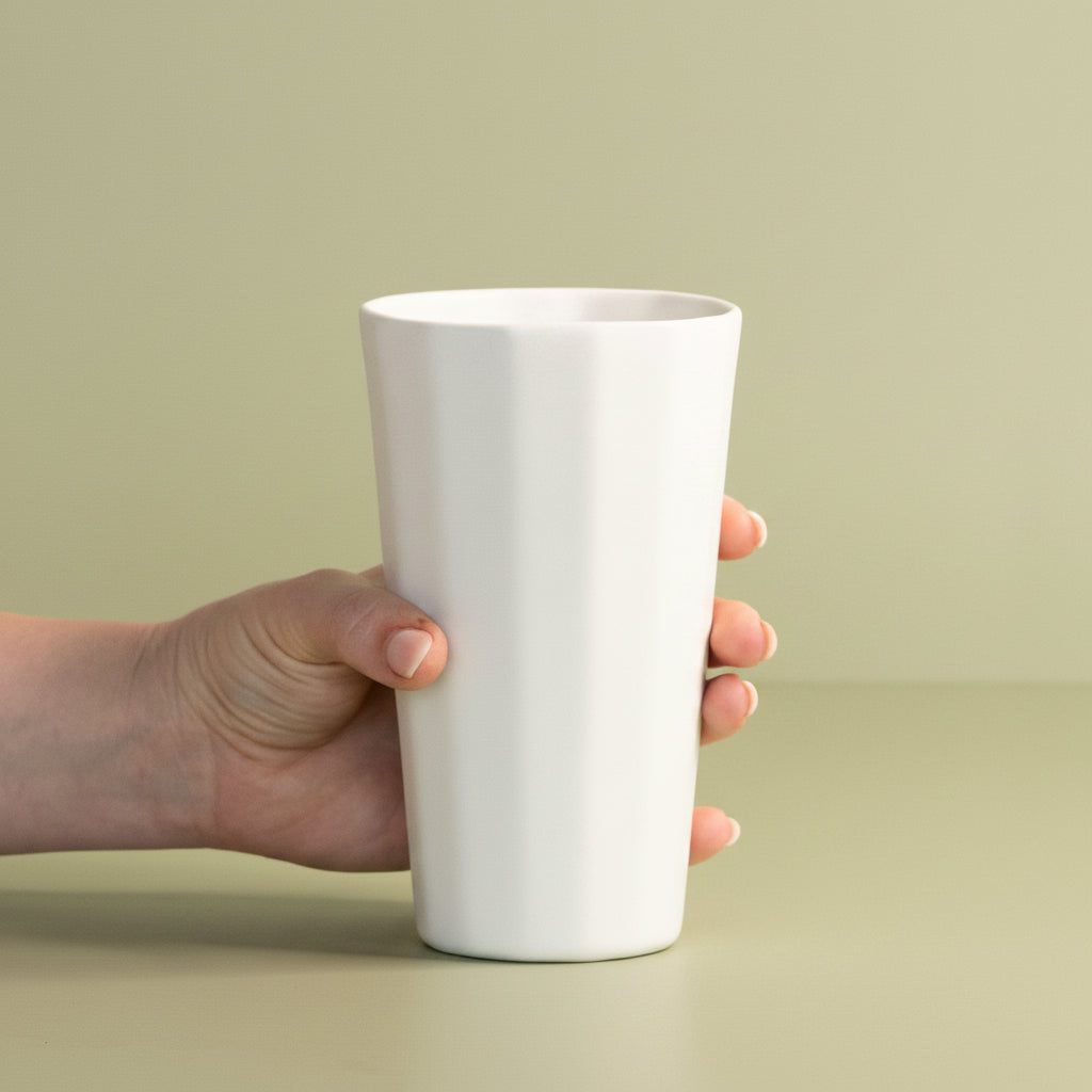 Handmade Porcelain Pint Cup