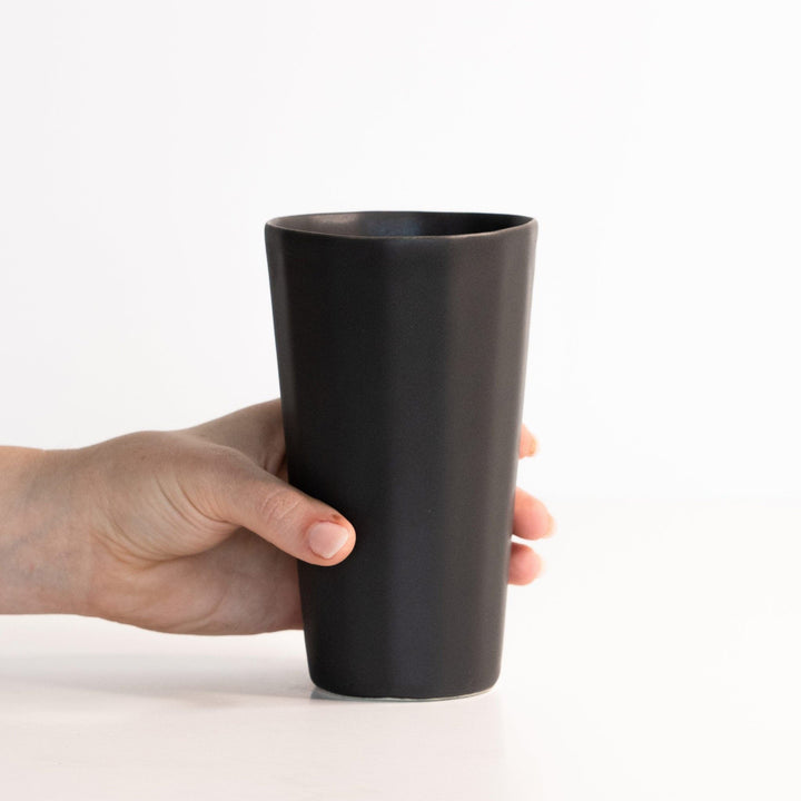 Handmade Porcelain Pint Cup — Drinkware, [material], Ember Collective