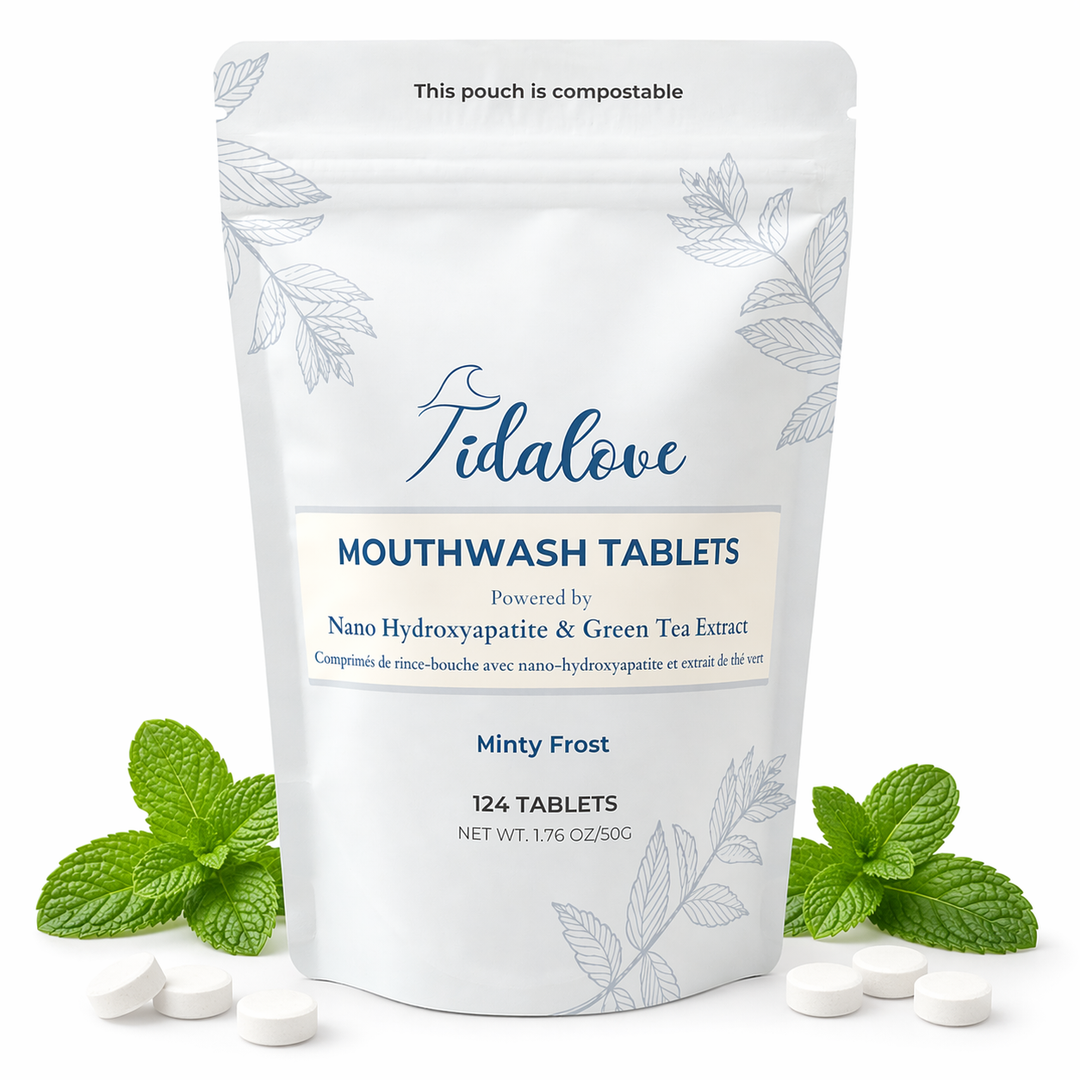 Mouthwash tablets refill pouch with mint frost tablets, 124 tablets total