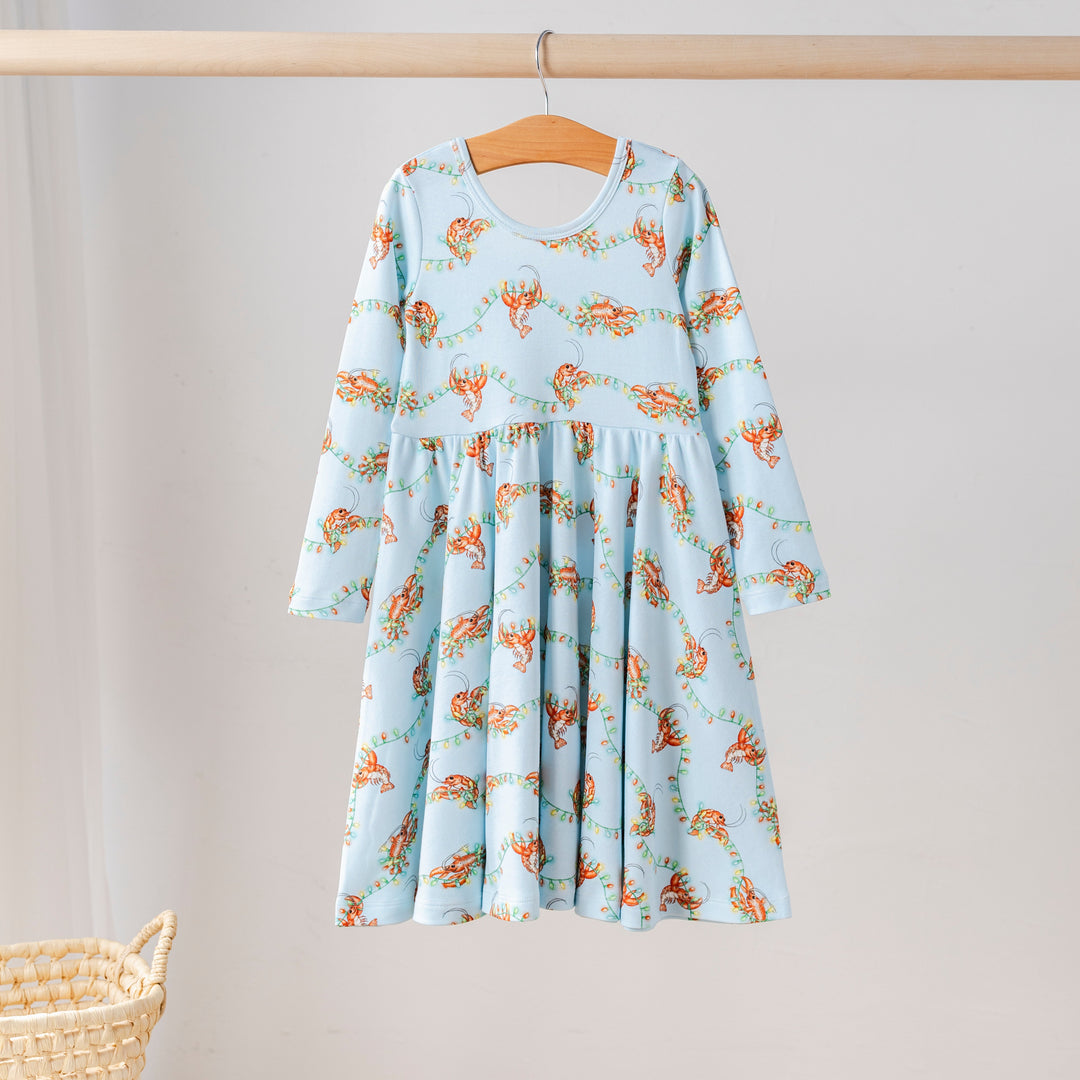 Twinkling Tails Organic Cotton Dress for Kids