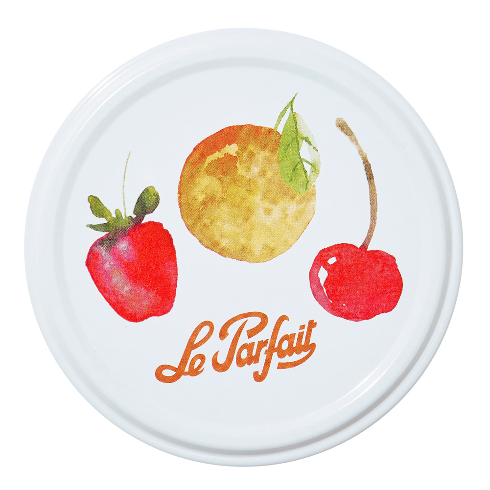 Le Parfait–Twist Lids 82 mm  (Six Pack–Assorted Designs)