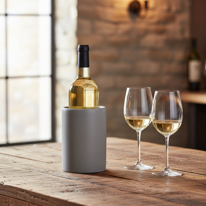 Concrete Utensil Holder / Concrete Wine Chiller: Gray