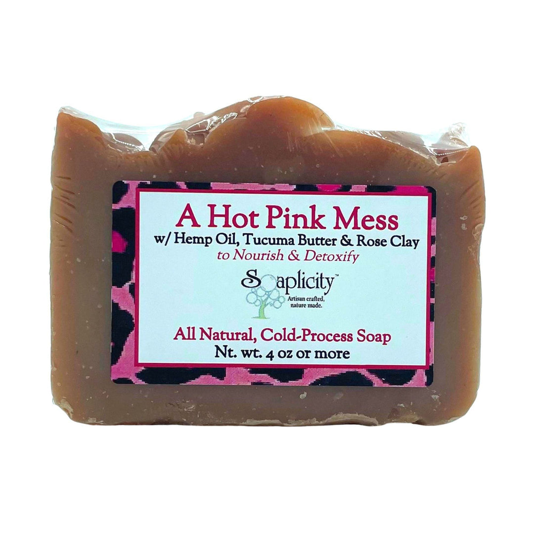A Hot Pink Mess Soap Bar — Soap Bar, [material], Soaplicity
