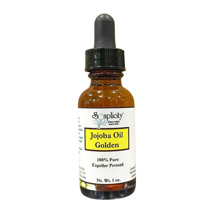 Golden Jojoba Oil, 1 oz. — Base Oil, [material], Soaplicity