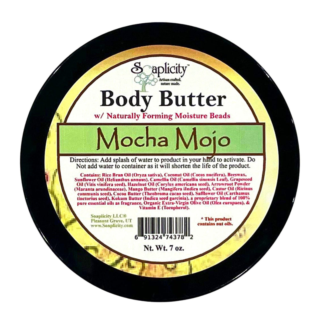 Mocha Mojo Body Butter with Natural Caffeine — Body Butter, [material], Soaplicity