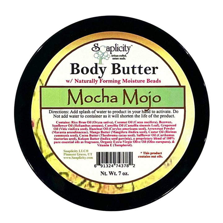 Mocha Mojo Body Butter with Natural Caffeine — Body Butter, [material], Soaplicity