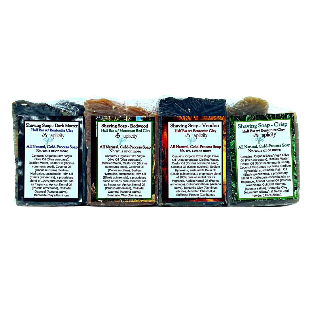 Men's Shaving Soap Sampler Set — Shaving Soap, [material], Soaplicity