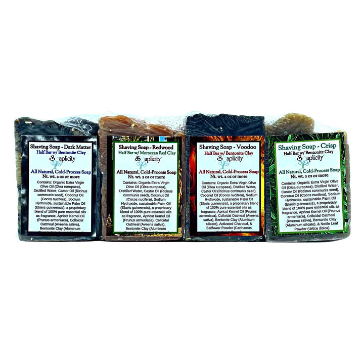 Men's Shaving Soap Sampler Set — Shaving Soap, [material], Soaplicity