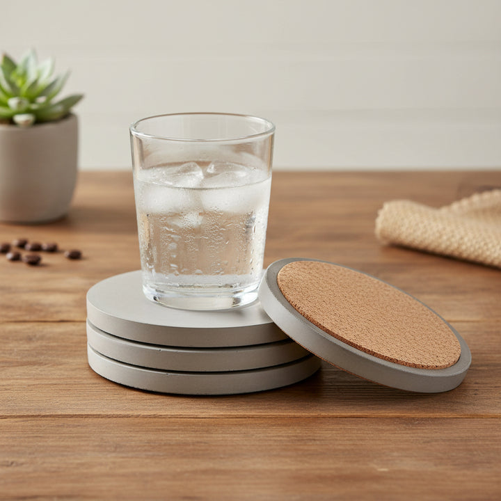 Concrete Coasters: Gray