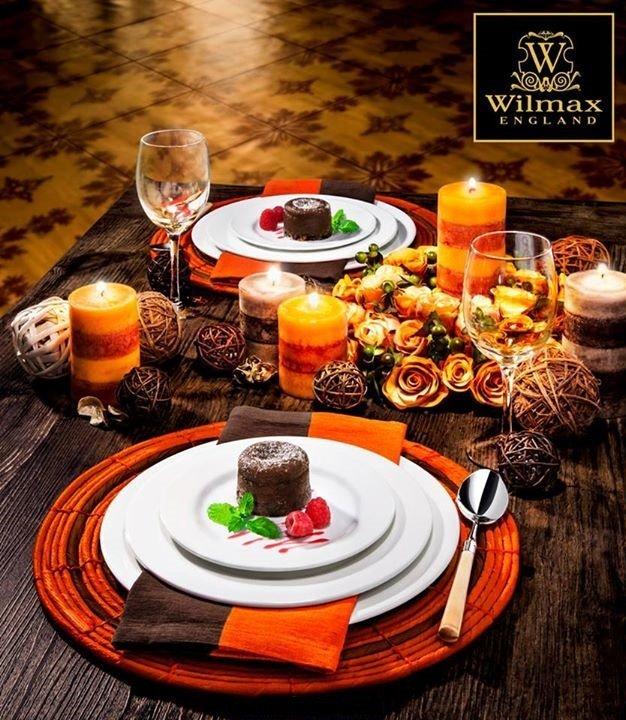 White 8-inch rolled-rim dessert plate with plated dessert and garnishes.