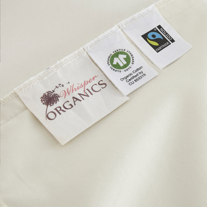 Organic Cotton Waterproof Pillow Protector—Standard, Queen, King, Toddler