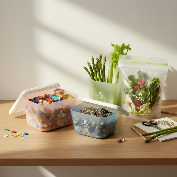 Reusable Silicone Storage Bags (Set of 4)