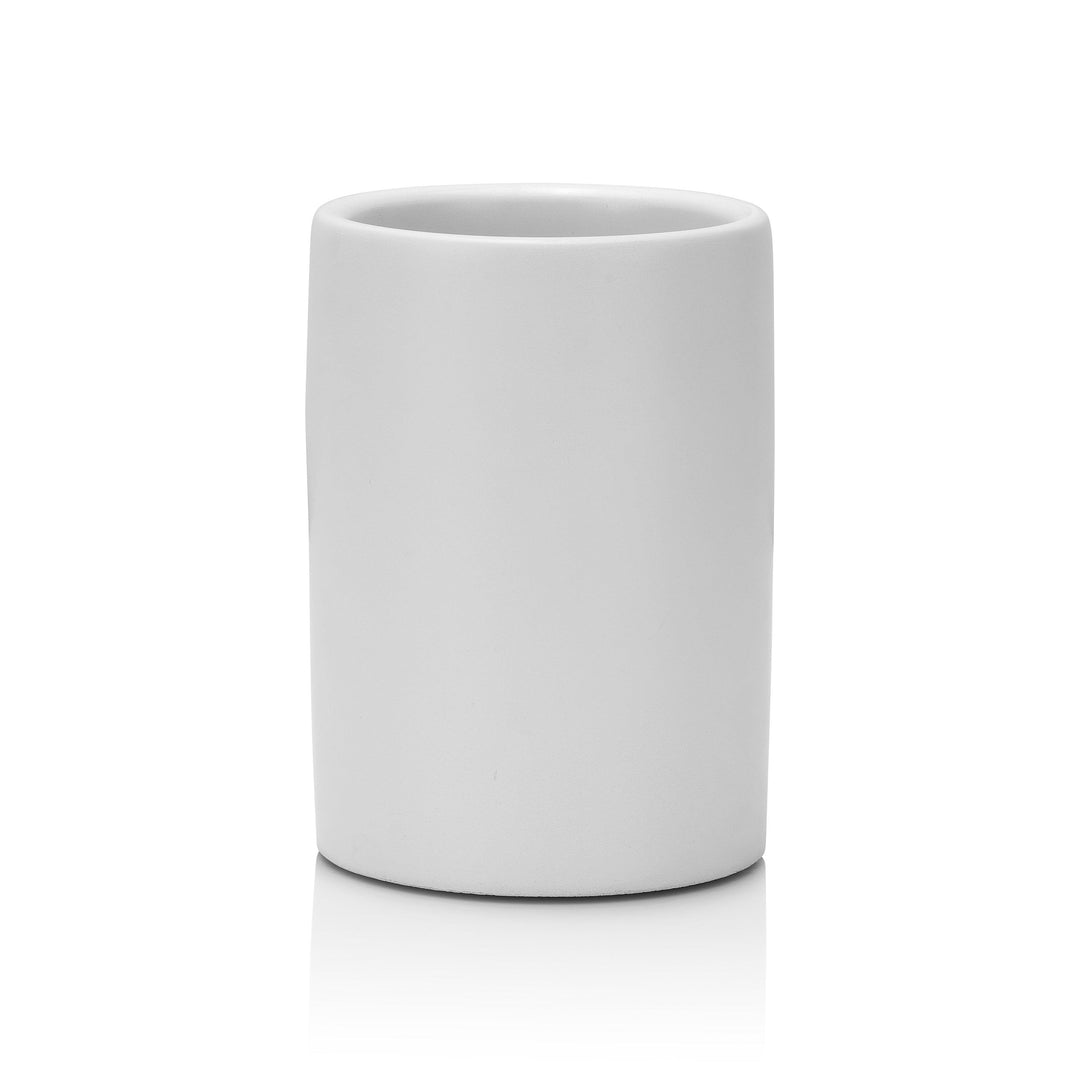 Concrete Utensil Holder / Concrete Wine Chiller: White — Serveware, [material], Port Living Co.