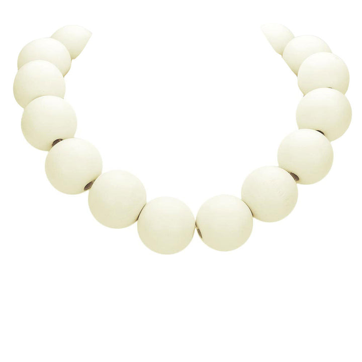 Wood Ball Necklace