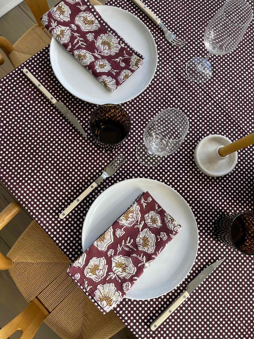 Reversible Floral Napkins