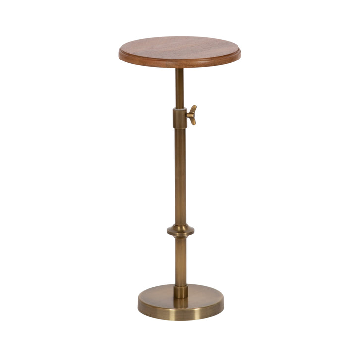 Engles Adjustable Wood Table and Plant Stand