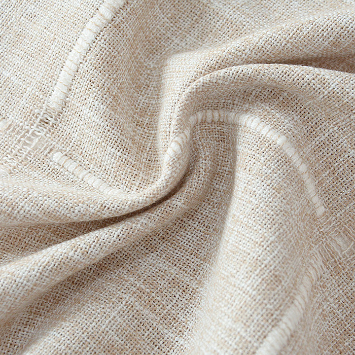 Cotton-Linen Round Table Cloth