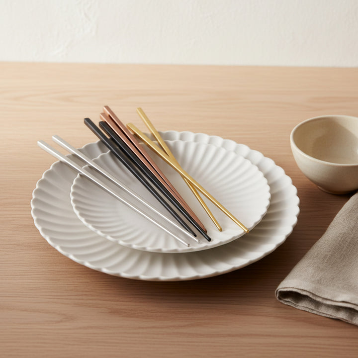 Annie Rose Gold Chopsticks (Set of 4)
