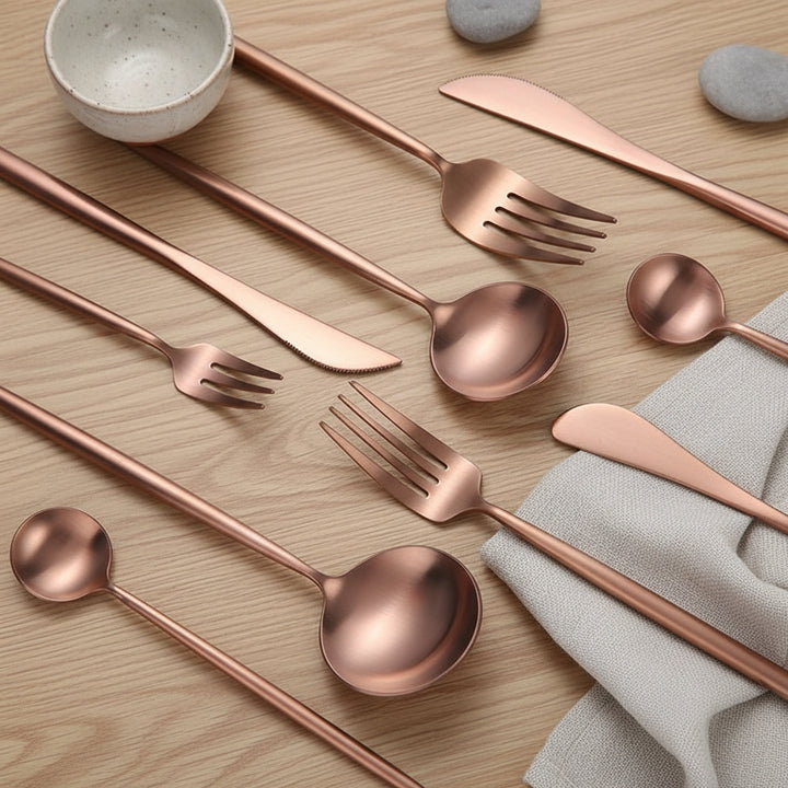 Annie Rose Gold Flatware
