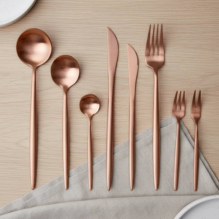 Annie Rose Gold Flatware