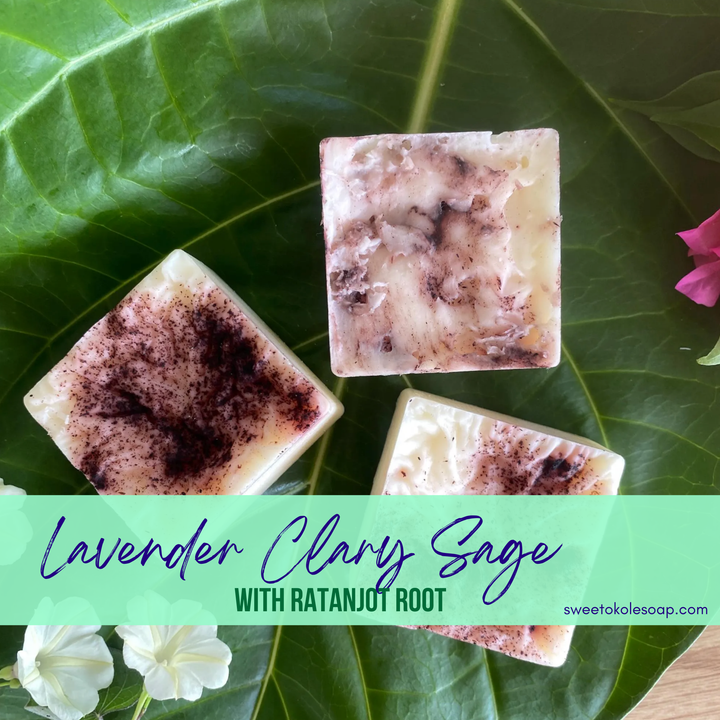 Lavender Clary Sage Solid Conditioner Bar with Argan Oil