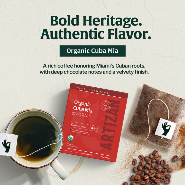 Organic Cuba Mia Coffee Singles